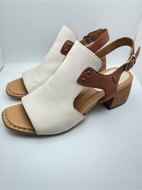 Born Selby Leather Slingback Sandals 10